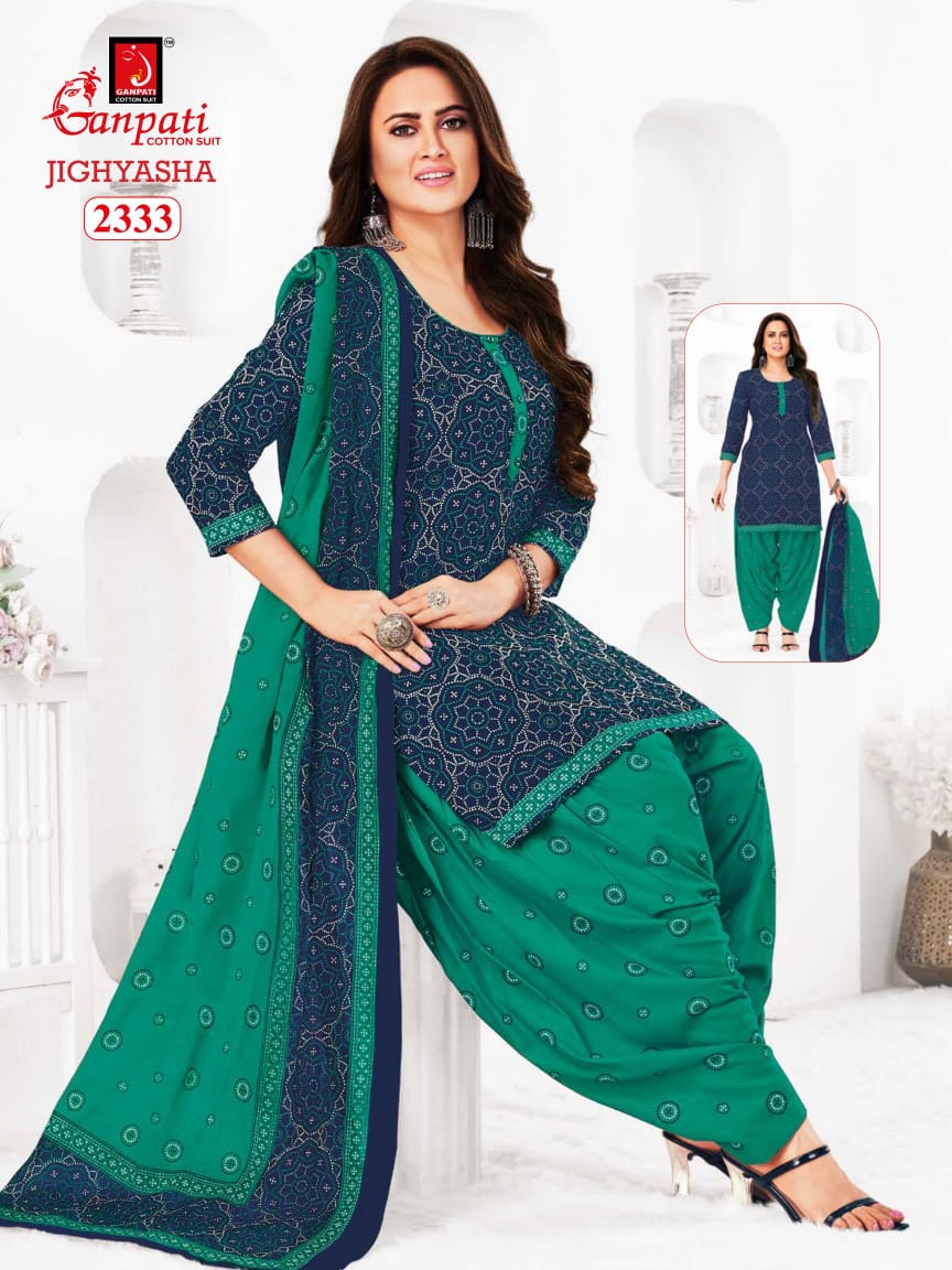 Jighyasha 23 By Ganpati Cotton Printed Dress Material Suppliers In India